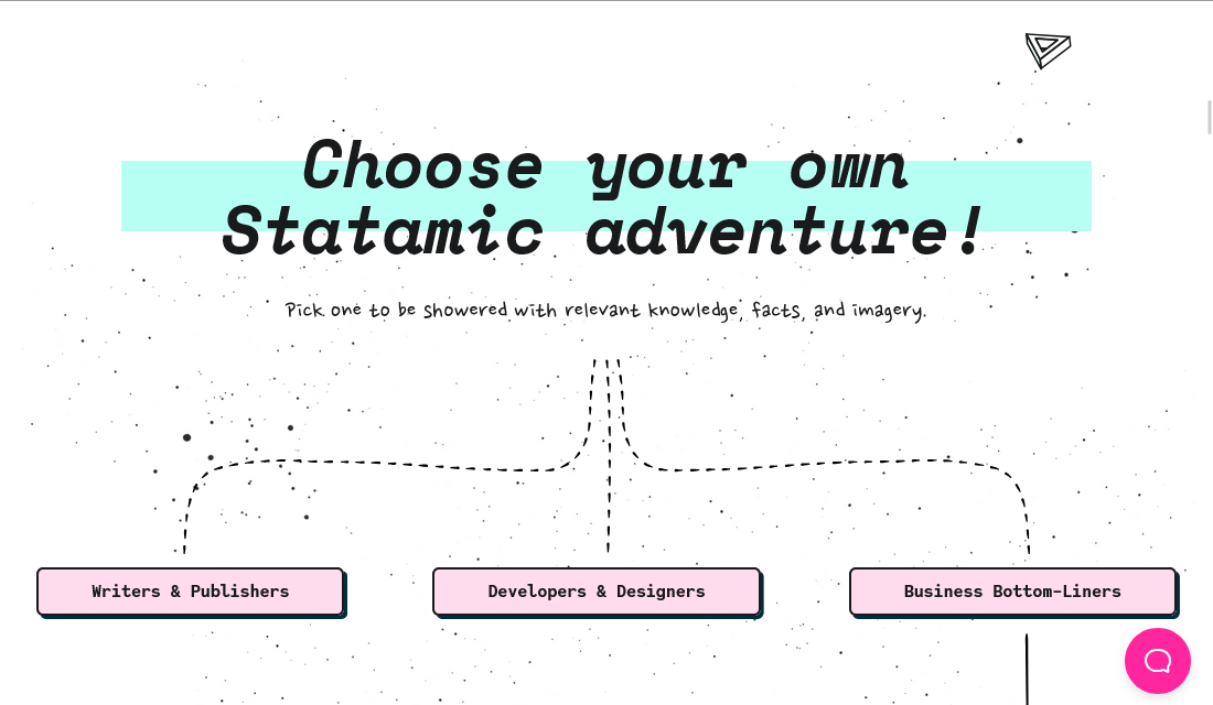 Screenshot: Choose your own adventure