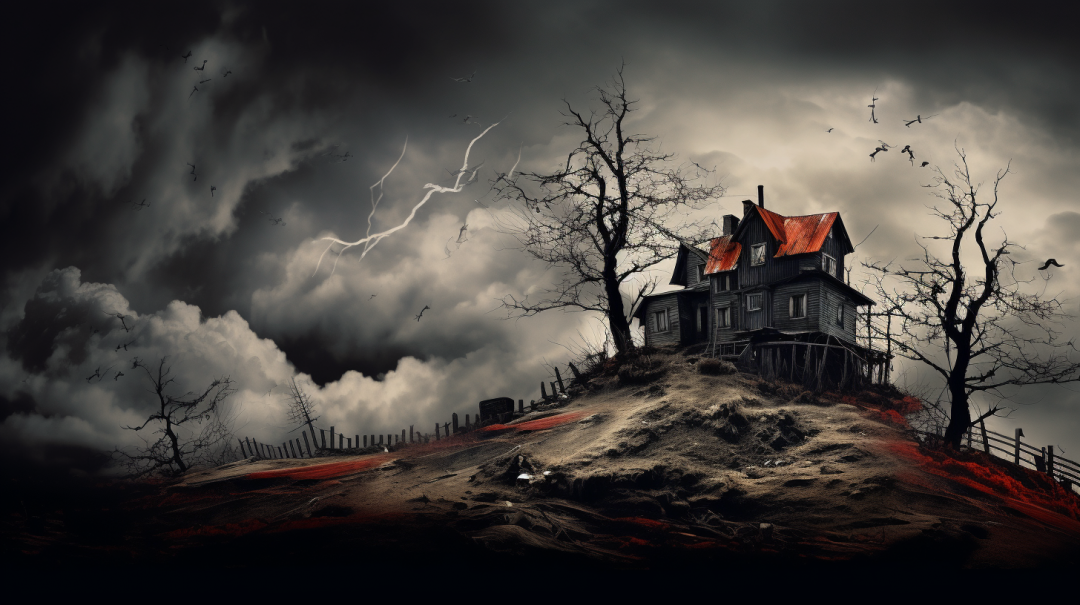 Old house on a hill
