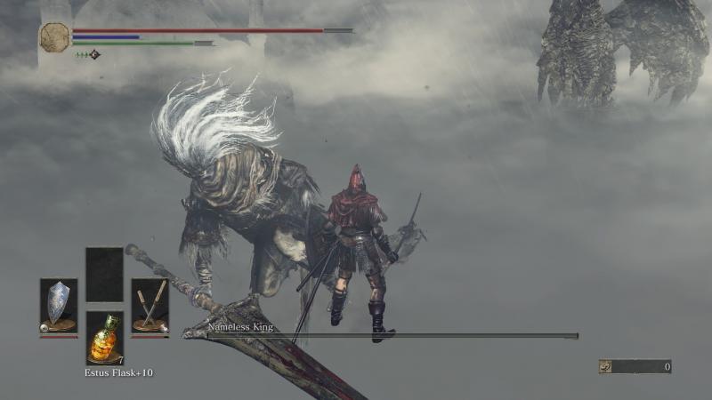 Screenshot: Finally beat the Nameless King in the videogame »Dark Souls 3«