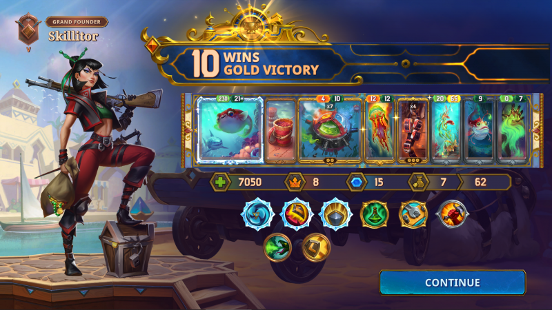 The Bazaar: 10 Wins, Gold Victory with Vanessa
