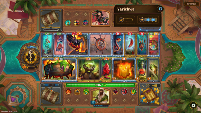 Screenshot: The last fight, my tenth win, Mak against Vanessa