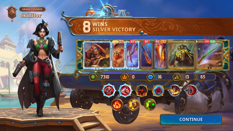 The Bazaar: 8 Wins, Silver Victory, with Vanessa, and another Orange Julian build