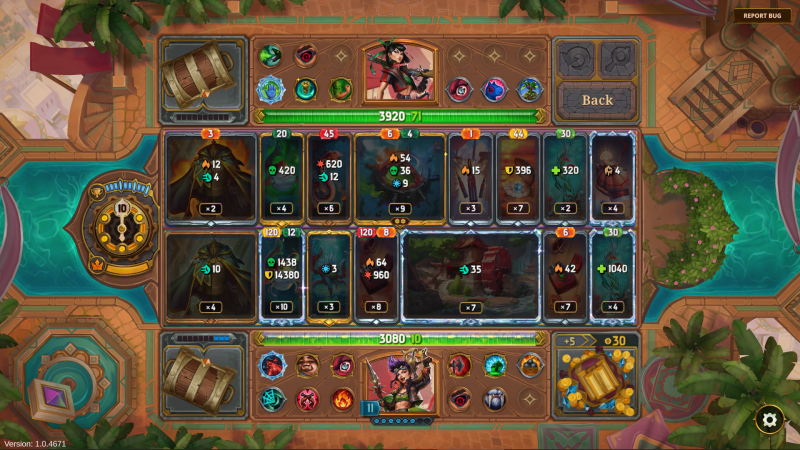 The Bazaar: Last encounter with Vanessa, against Vanessa. The Shielded Catfish did 1438 Poison, and 14380 Shield.