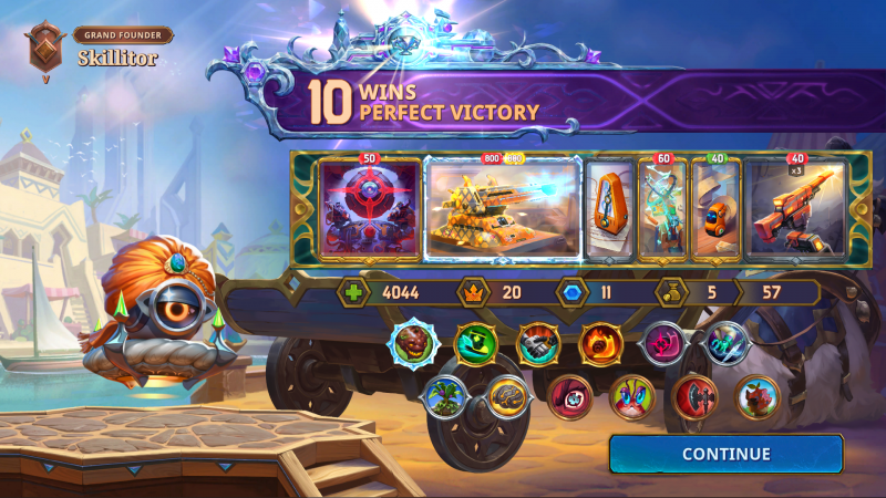 The Bazaar: 10 Wins, Perfect Victory, with a Dooley Tech-Railgun build