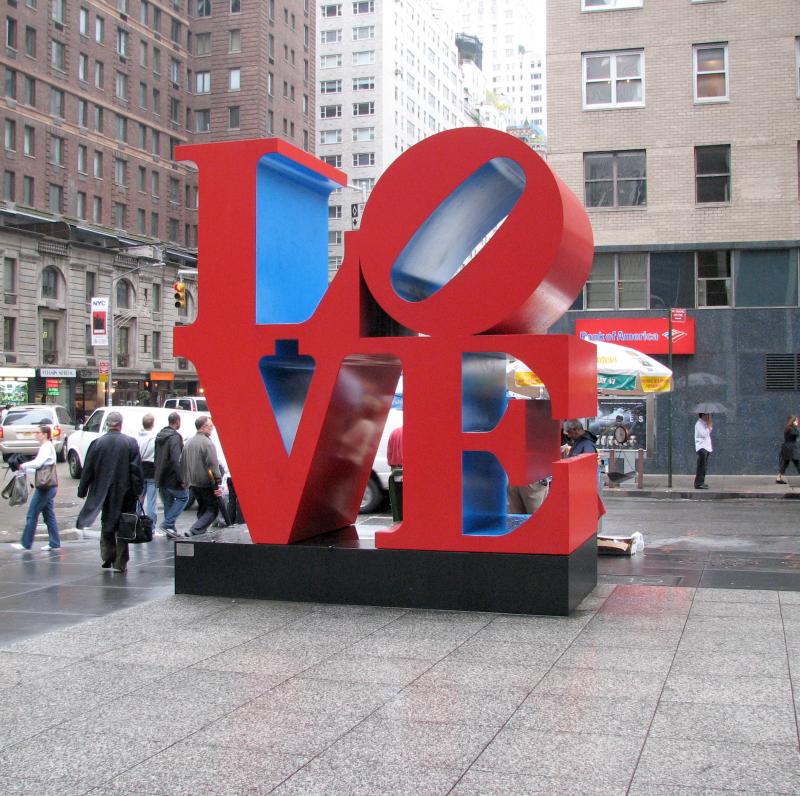 LOVE Sculpture in New York City, United States