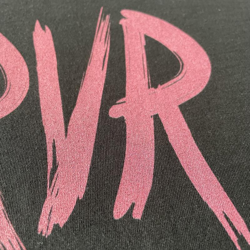 A T-shirt printed with Digital Direct print, close-up