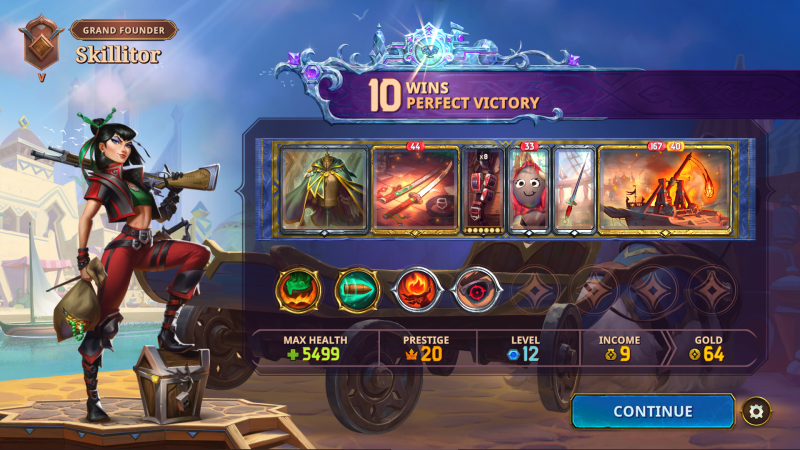 The Bazaar: 10 Wins, Perfect Victory with Vanessa and a Damage/Haste/Burn build