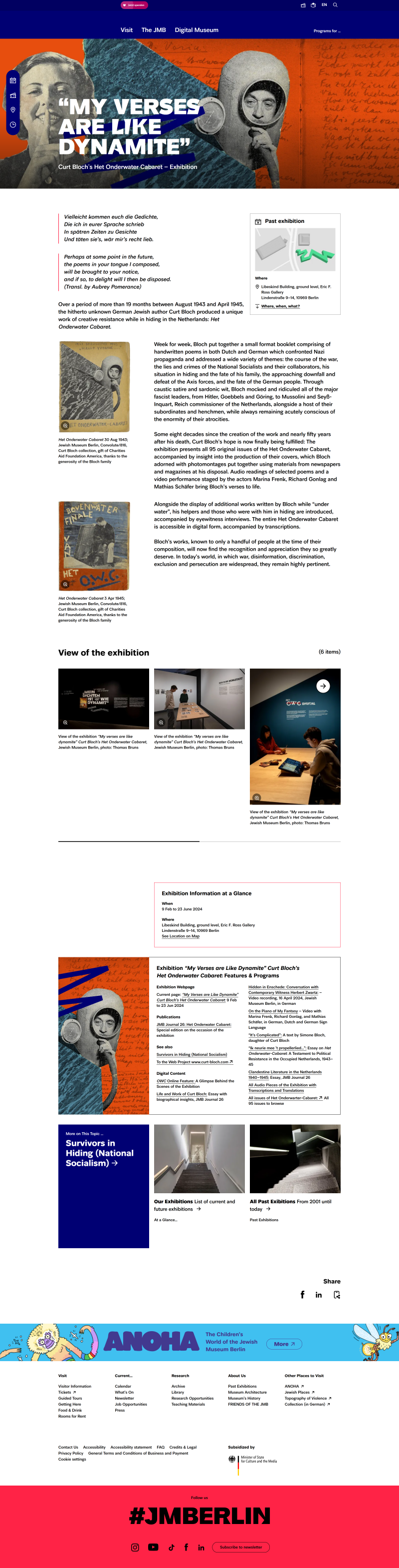 Page from jmberlin.de
